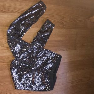 Sequined leggings